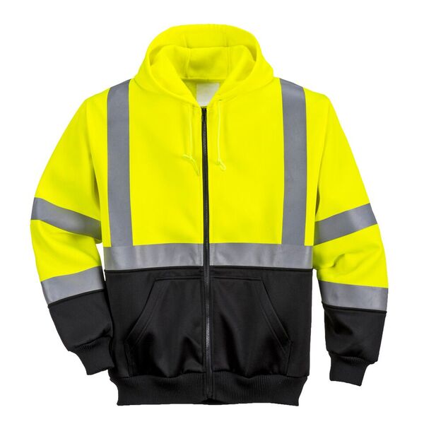 HI-VIS TWO-TONE ZIPPED HOODIE – $55 | Dimensional Products